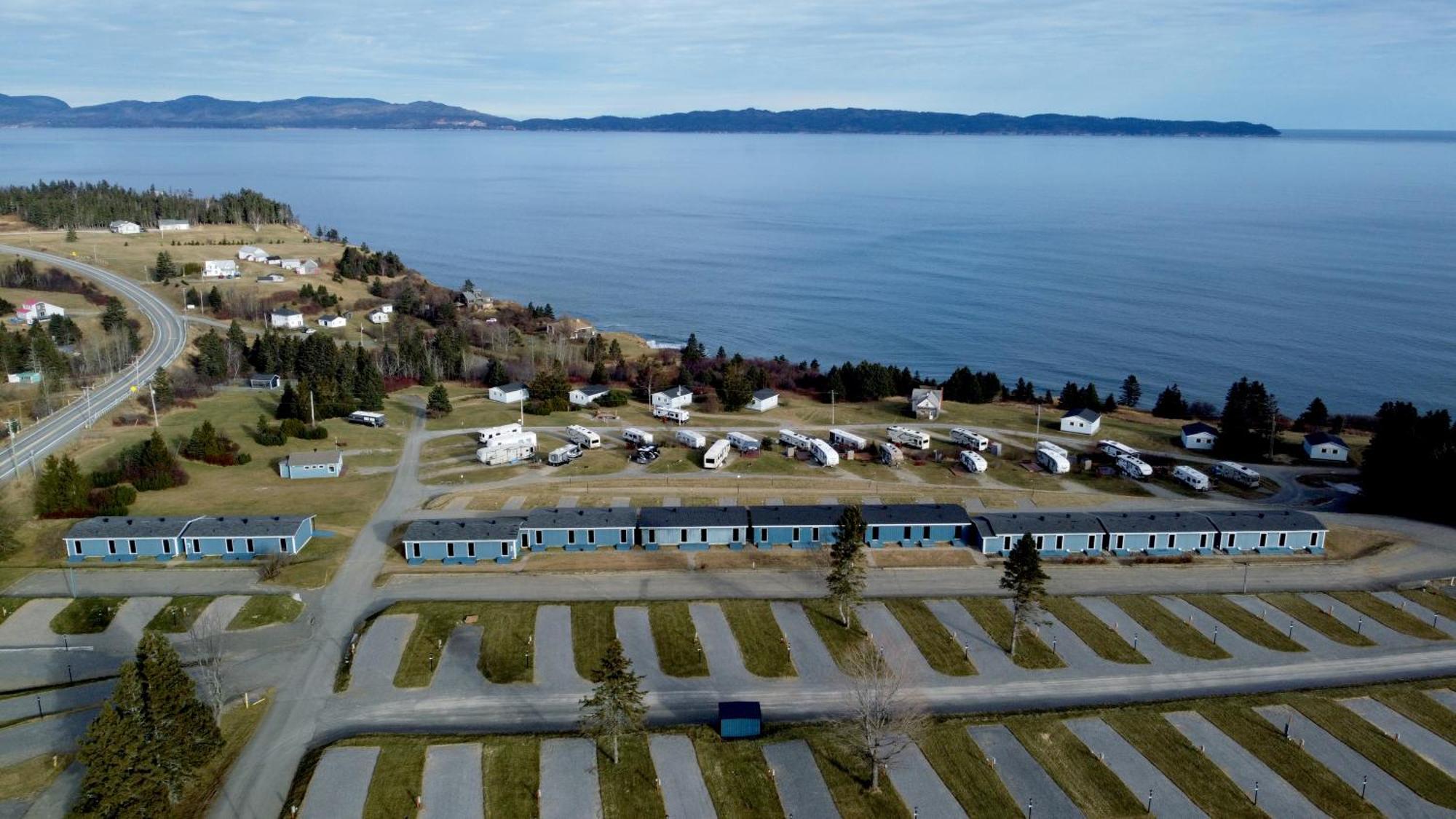 Hebergement Fort Prevel Saint Georges De Malbaie Экстерьер фото